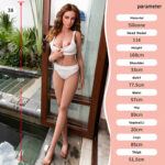 Selene, 168cm Premium Silicone Doll with Light Green Eyes & Brown Wavy Implanted Hair – Nail-Free Standing, Vein Detailing & Ultra-Soft Jelly Bust - Image 10